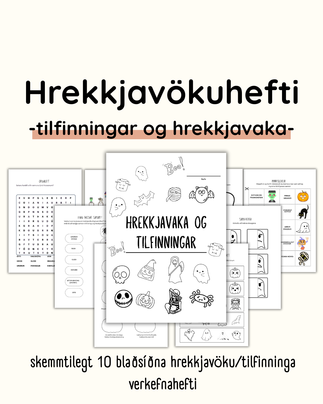 Hrekkjavöku tilfinningaverkefni